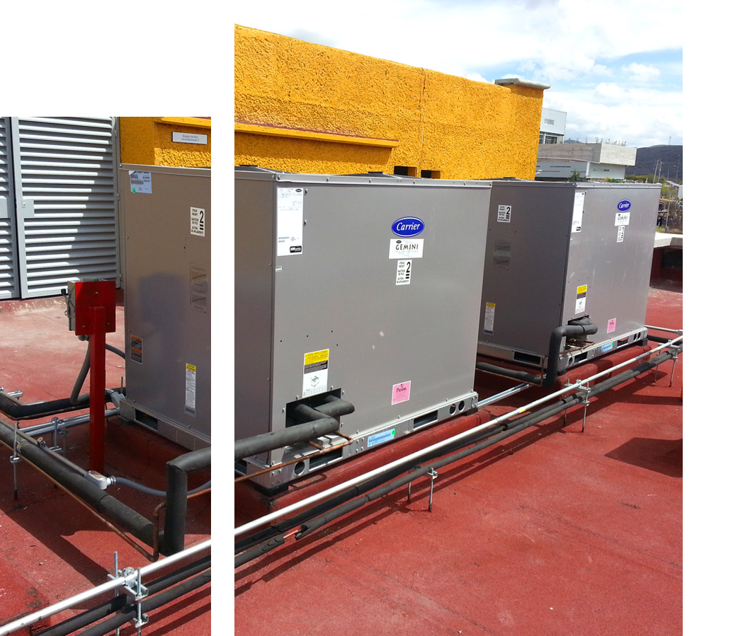 Equipo de climatización industrial Carrier